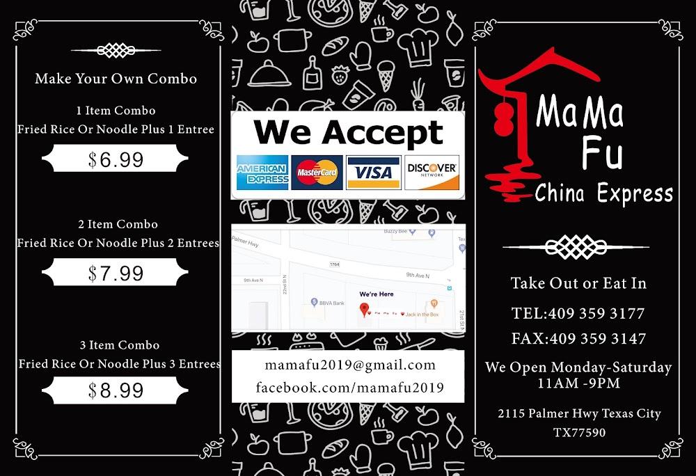 Ma Ma Fu China Express Menu image 3
